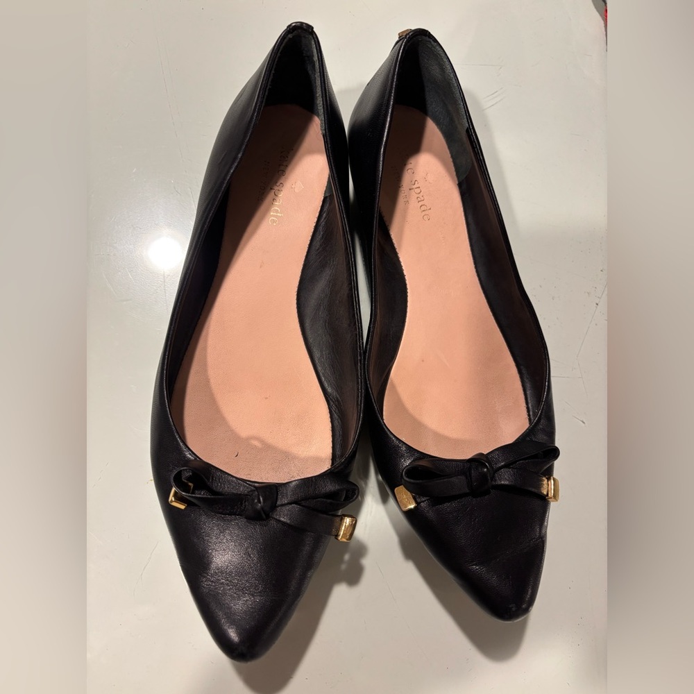 Kate Spade New York Leather Ballet Flats Size 7.0